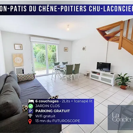 Prázdninový dům Maison-patis Du Chene-poitiers Chu-laconciergerie Poitiers
